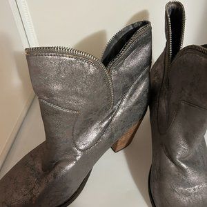 New Silver Booties Very Cute